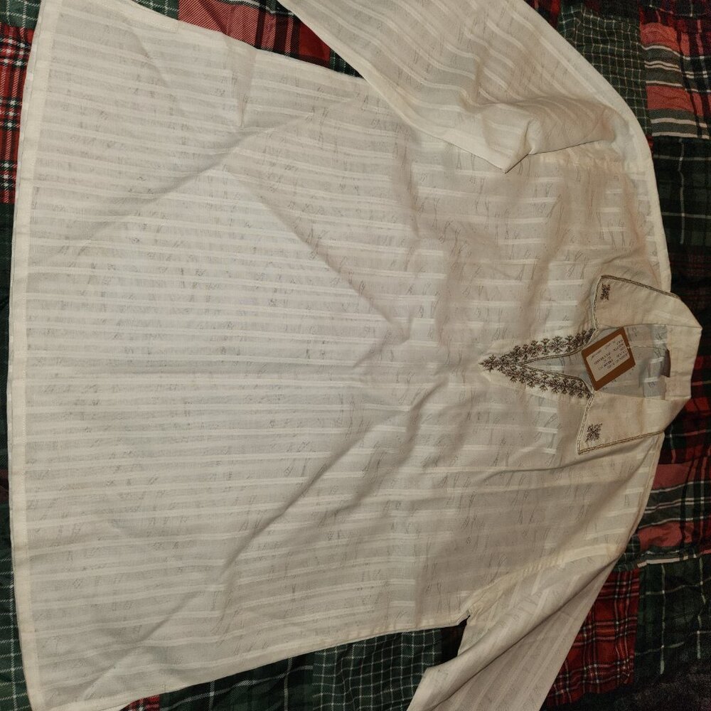 Short Long Sleeve Kurta Men - Picture 2 of 2